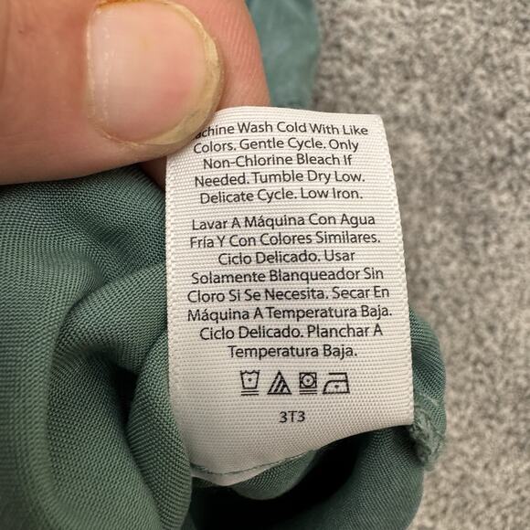 Terra & Sky Peplum Top Sz 0X 14W Plus Peasant Prairie Boho Cottagecore Fairycore - Picture 7 of 8